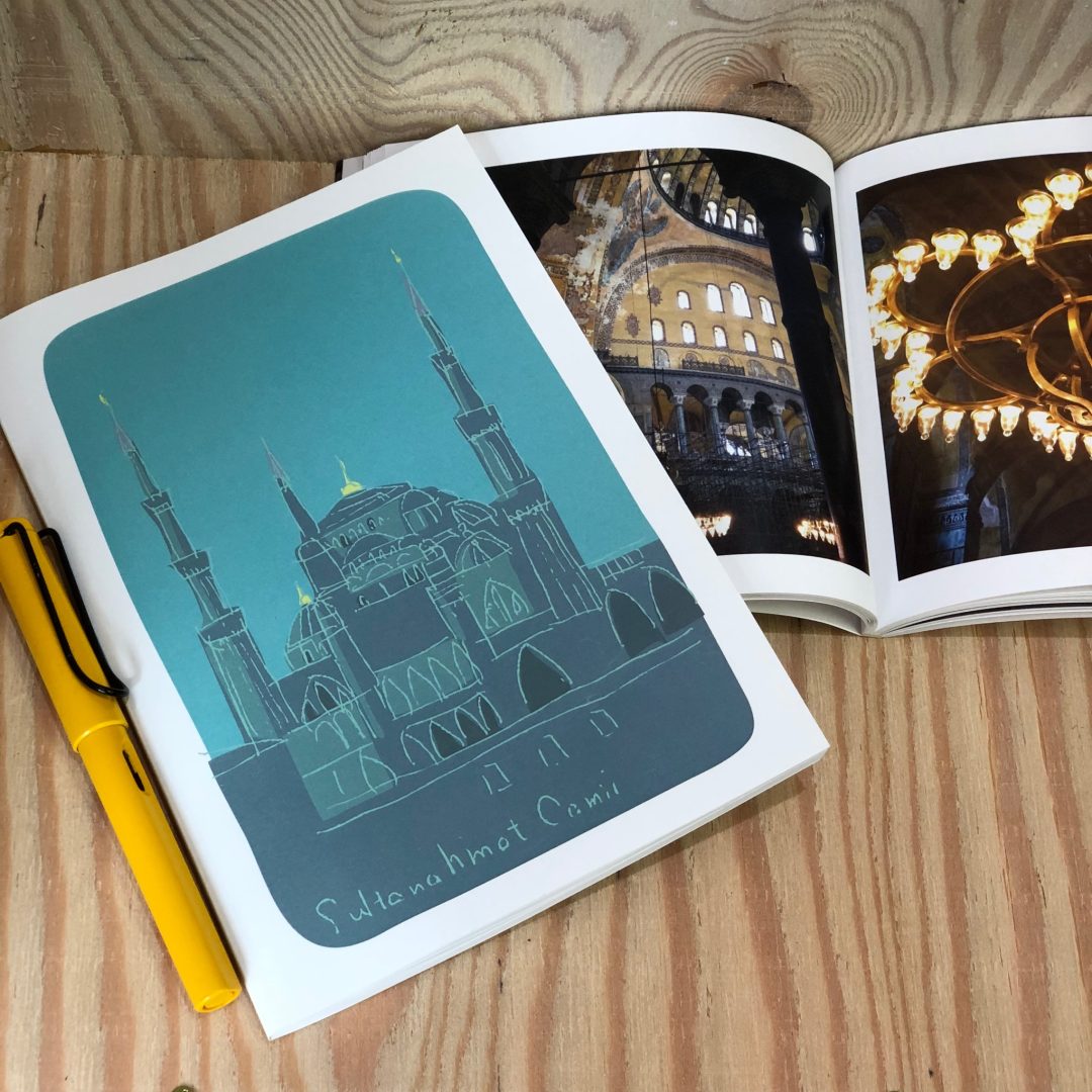 イスタンブール　モスクのノート